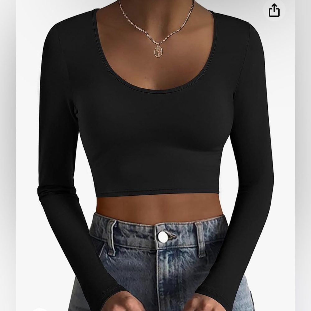 Long Sleeve Crop Top